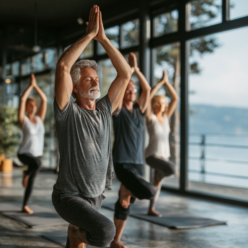 Йога упражнения за възрастни